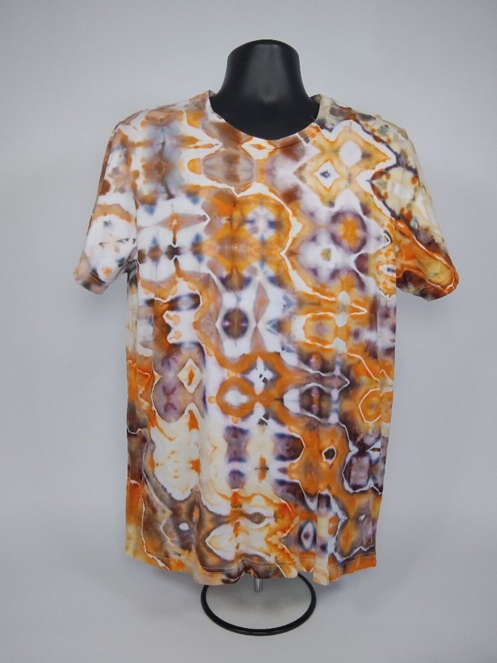 Large Unisex Bella-Canvas 3001C “Glitch” Ice Dyed T-Shirt